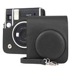 حافظة كاميرا جلدية PU عتيقة كاملة الجسم مع حزام لكاميرا FUJIFILM instax mini 40، لـ FUJIFILM instax mini 40