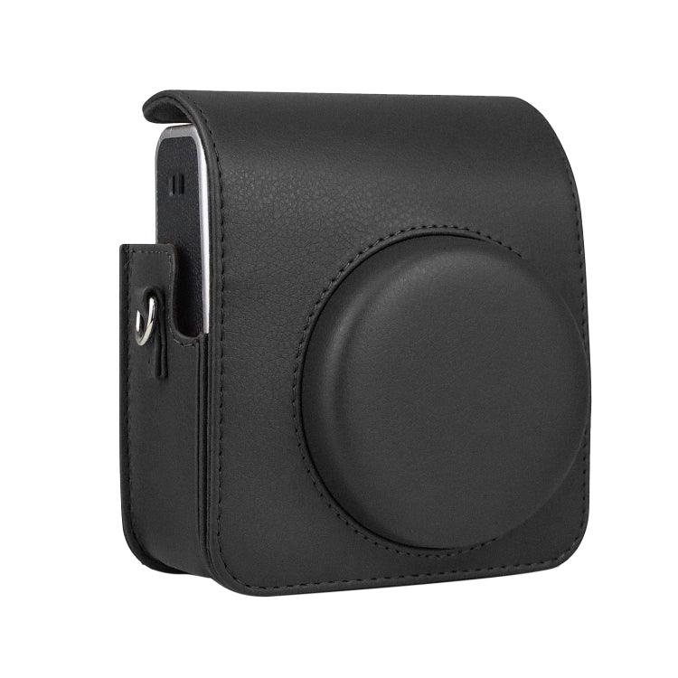 حافظة كاميرا جلدية PU عتيقة كاملة الجسم مع حزام لكاميرا FUJIFILM instax mini 40، لـ FUJIFILM instax mini 40