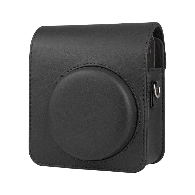 حافظة كاميرا جلدية PU عتيقة كاملة الجسم مع حزام لكاميرا FUJIFILM instax mini 40، لـ FUJIFILM instax mini 40