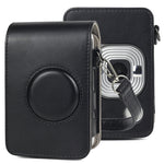 حافظة كاميرا جلدية PU عتيقة كاملة الجسم مع حزام لكاميرا FUJIFILM instax mini Liplay، لـ FUJIFILM instax mini Liplay