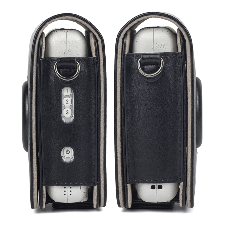 حافظة كاميرا جلدية PU عتيقة كاملة الجسم مع حزام لكاميرا FUJIFILM instax mini Liplay، لـ FUJIFILM instax mini Liplay