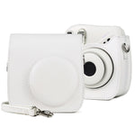 حافظة كاميرا جلدية PU عتيقة كاملة الجسم مع حزام لكاميرا FUJIFILM instax mini 7+، لـ FUJIFILM instax mini 7+