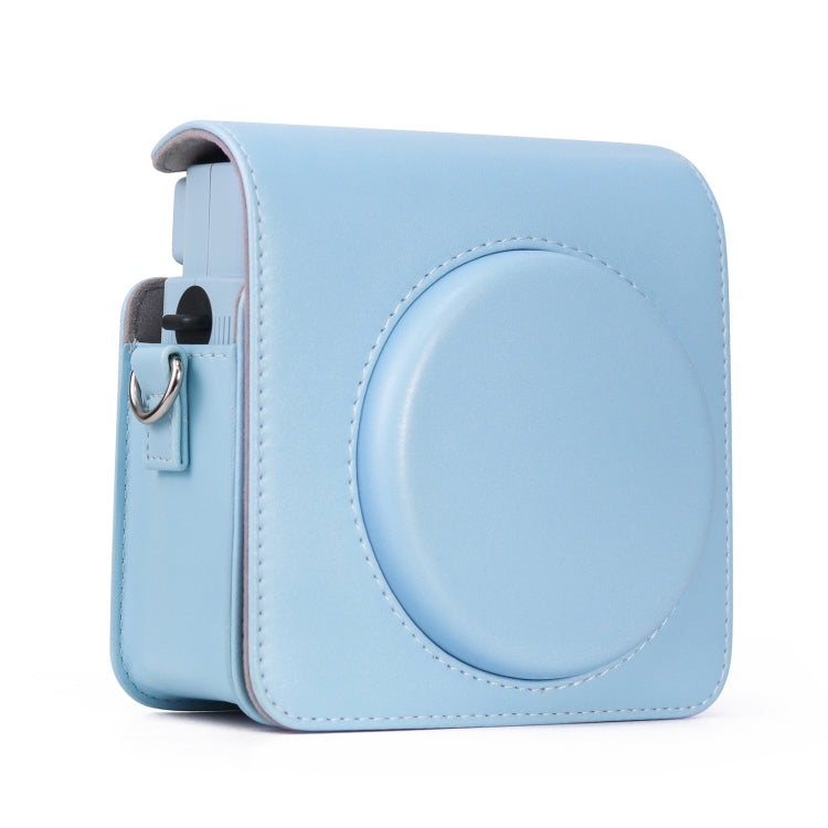 حافظة كاميرا جلدية PU كاملة الجسم مع حزام لكاميرا FUJIFILM instax Square SQ1
