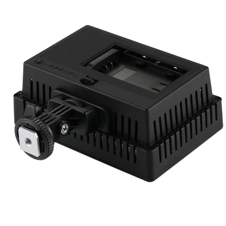 HD-160 ضوء فيديو LED أبيض على الكاميرا لإضاءة التصوير، ضوء تعبئة لكاميرات كانون، نيكون، DSLR مع 3 صفائح فلتر، HD-160