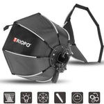 TRIOPO KS2-55 صندوق إضاءة أوكتاجون بارابوليك سريع التحميل 55 سم، KS2-55