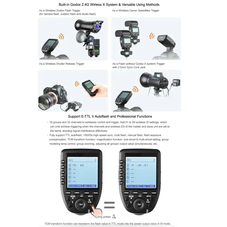 جودوكس Xpro-S مشغل فلاش لاسلكي TTL لكاميرات سوني، Xpro-S لكاميرات سوني