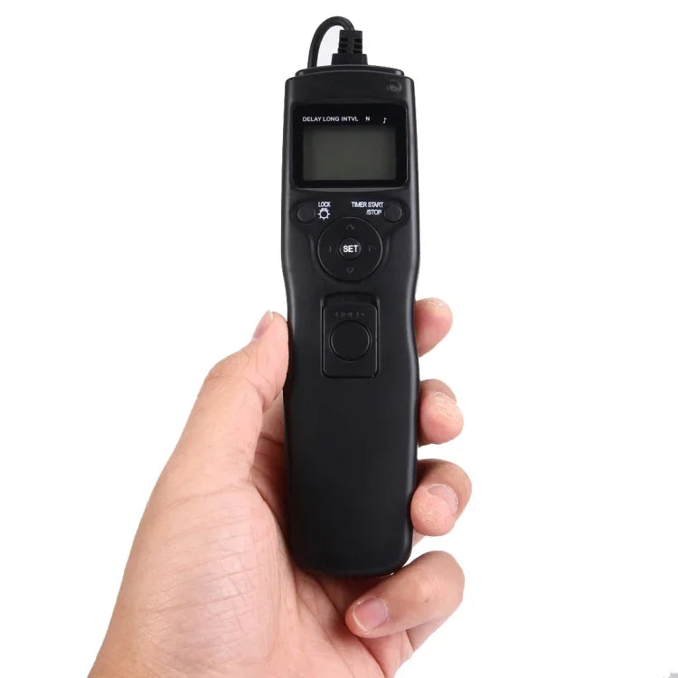 جهاز توقيت رقمي للتحكم عن بعد RST-7002 بشاشة LCD لالتقاط الصور بتقنية التايم لابس، مزود بكابل C8 لكاميرات CANON 1D/1DS/50D/40D/30D/20D/10D/5D/7D، RST-7002
