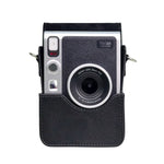 حقيبة كاميرا عمودية كاملة الجسم من جلد PU مع حزام لكاميرا FUJIFILM instax mini Evo، لكاميرا FUJIFILM instax mini Evo عمودية