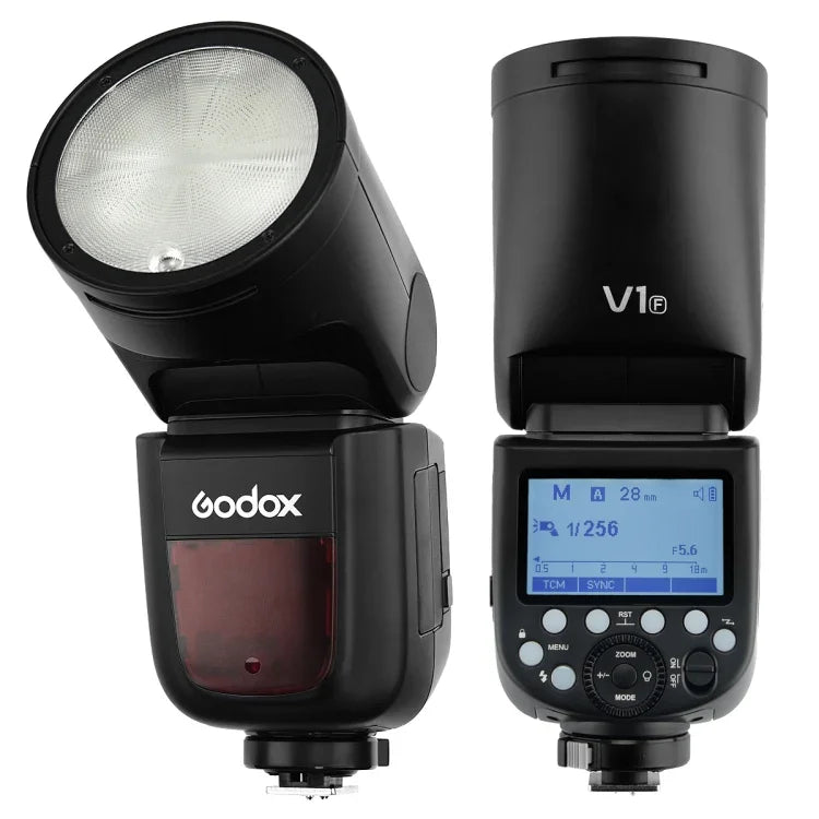 فلاش Godox V1F رأس دائري TTL سريع لـ FUJIFILM، V1F لـ FUJIFILM