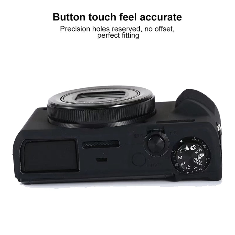 غطاء حماية ناعم من السيليكون لكاميرا كانون PowerShot G7 X Mark III / G7X III / G7X3، لكاميرا كانون PowerShot G7 X Mark III