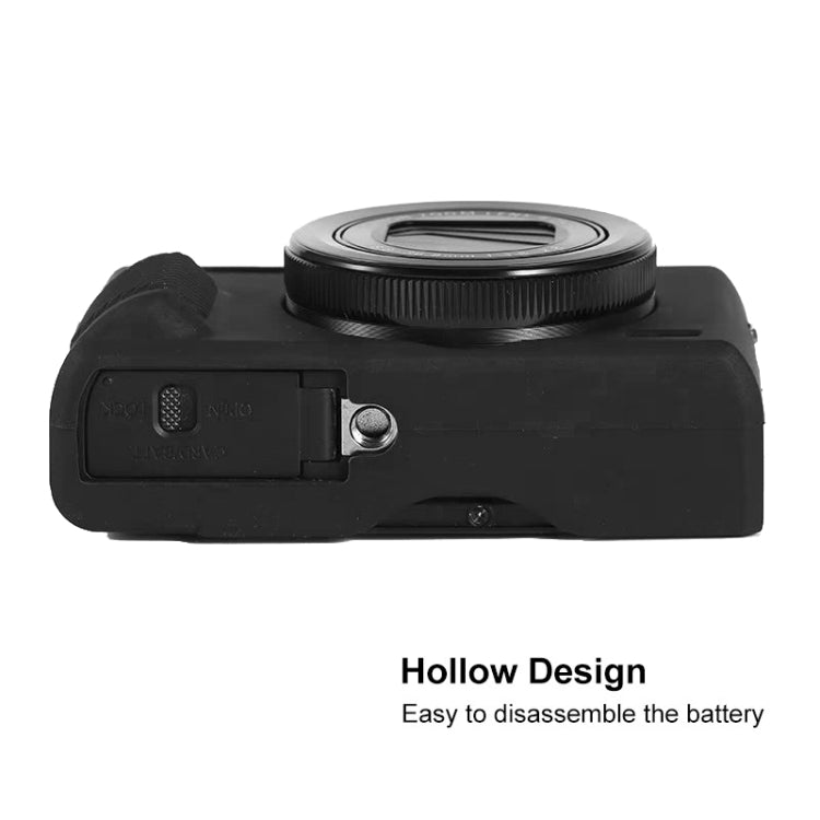 غطاء حماية ناعم من السيليكون لكاميرا كانون PowerShot G7 X Mark III / G7X III / G7X3، لكاميرا كانون PowerShot G7 X Mark III