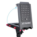 YELANGU S300 جهاز تثبيت متعدد الوظائف 4 في 1 + جهاز تثبيت كتف يدوي مزدوج + عصا تثبيت + مثبت للكاميرات / كاميرات SLR، نطاق الارتفاع: 63 سم-170 سم، YELANGU S300