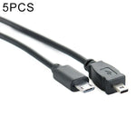 5 قطع كابل بيانات هاتف مايكرو USB إلى ميني 8 دبابيس USB OTG بطول 30 سم لكاميرات نيكون، مايكرو إلى ميني 8 دبابيس لنيكون