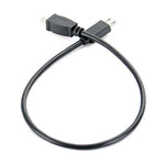 5 قطع كابل بيانات هاتف مايكرو USB إلى ميني 8 دبابيس USB OTG بطول 30 سم لكاميرات نيكون، مايكرو إلى ميني 8 دبابيس لنيكون