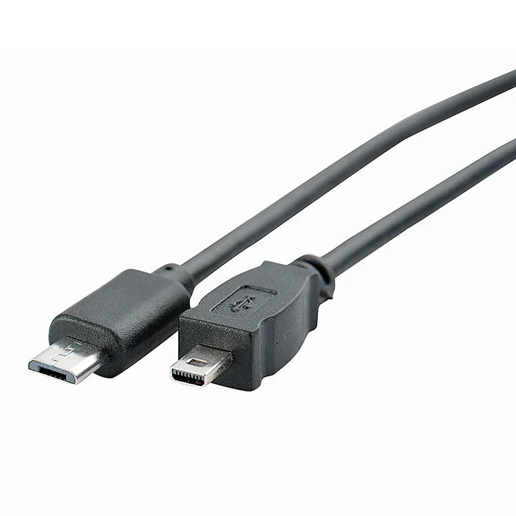 5 قطع كابل بيانات هاتف مايكرو USB إلى ميني 8 دبابيس USB OTG بطول 30 سم لكاميرات نيكون، مايكرو إلى ميني 8 دبابيس لنيكون