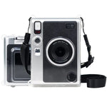 غطاء واقي شفاف مع حزام لكاميرا FUJIFILM Instax mini EVO، لكاميرا FUJIFILM Instax mini EVO