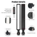 ضوء فيديو مباشر USB LED من LUXCeO موديل WS66 بدرجة حرارة لون 2500K-9000K ثنائي اللون لإضاءة مؤتمرات اللابتوب، WS66