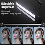 ضوء فيديو مباشر USB LED من LUXCeO موديل WS66 بدرجة حرارة لون 2500K-9000K ثنائي اللون لإضاءة مؤتمرات اللابتوب، WS66