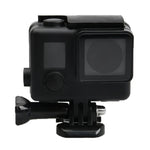غطاء واقي هيكل هيكل عظمي ABS لكاميرا GoPro HERO4 مع مشبك وقاعدة تثبيت أساسية وبرغي رصاصي، HERO4