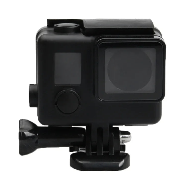 غطاء واقي هيكل هيكل عظمي ABS لكاميرا GoPro HERO4 مع مشبك وقاعدة تثبيت أساسية وبرغي رصاصي، HERO4