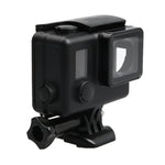 غطاء واقي هيكل هيكل عظمي ABS لكاميرا GoPro HERO4 مع مشبك وقاعدة تثبيت أساسية وبرغي رصاصي، HERO4
