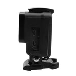 غطاء واقي هيكل هيكل عظمي ABS لكاميرا GoPro HERO4 مع مشبك وقاعدة تثبيت أساسية وبرغي رصاصي، HERO4