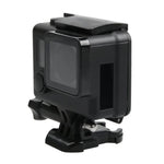 غطاء واقي هيكل هيكل عظمي ABS لكاميرا GoPro HERO4 مع مشبك وقاعدة تثبيت أساسية وبرغي رصاصي، HERO4
