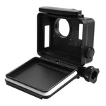 غطاء واقي هيكل هيكل عظمي ABS لكاميرا GoPro HERO4 مع مشبك وقاعدة تثبيت أساسية وبرغي رصاصي، HERO4