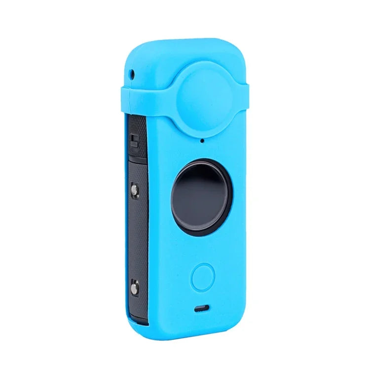 غطاء سيليكون مقاوم للغبار كامل الجسم مع غطاء عدسة لكاميرا Insta360 ONE X2، 2