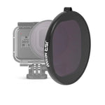 فلتر عدسة JSR بغطاء دائري ND1000 لكاميرا GoPro HERO8 Black، عدسة ND1000