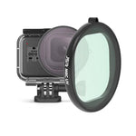 فلتر عدسة JSR بغطاء دائري UV لكاميرا GoPro HERO8 Black، عدسة UV