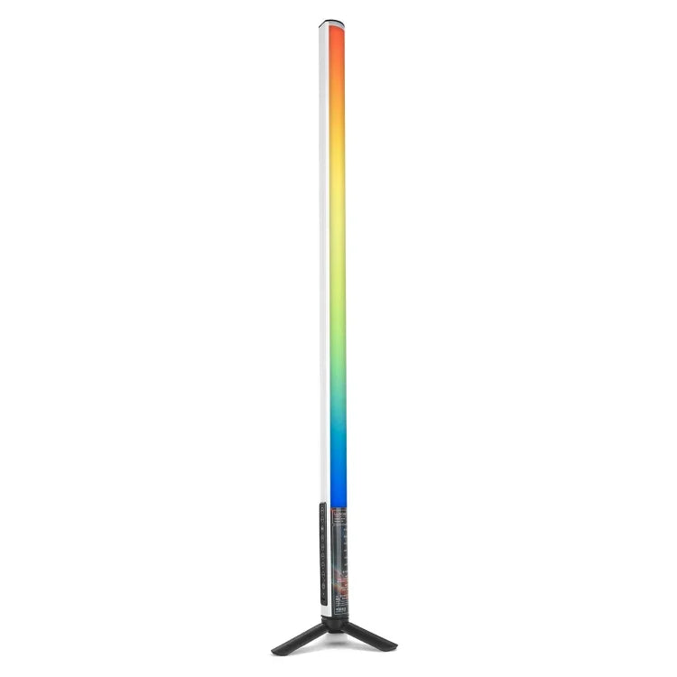عصا إضاءة LED ملونة RGB بطول 85 سم LUXCeO Mood1 مع حامل ثلاثي القوائم، 85 سم مع حامل ثلاثي القوائم