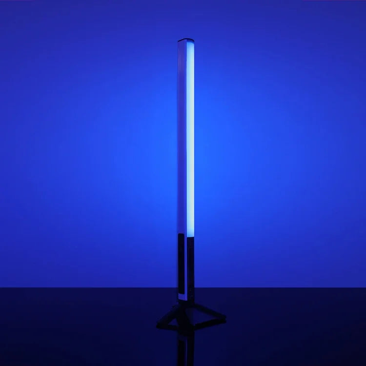 مصباح تعبئة فيديو وصور يدوي LED ملون RGB بطول 50 سم مع ترايبود من LUXCeO Mood1، 50 سم مع ترايبود