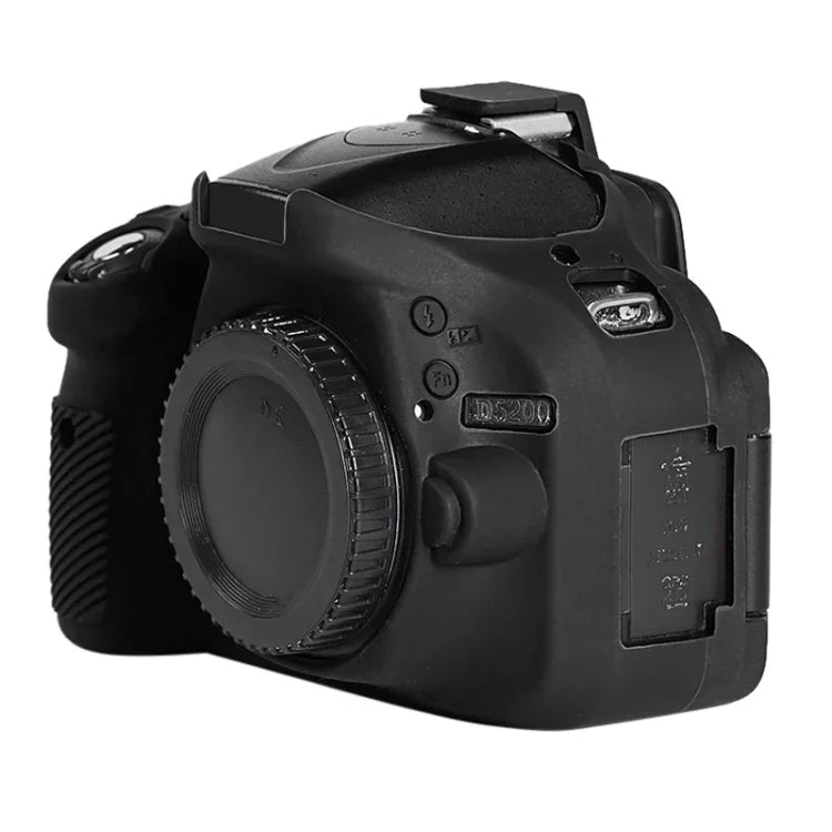 غطاء حماية ناعم من السيليكون لكاميرا Nikon D5200، لكاميرا Nikon D5200