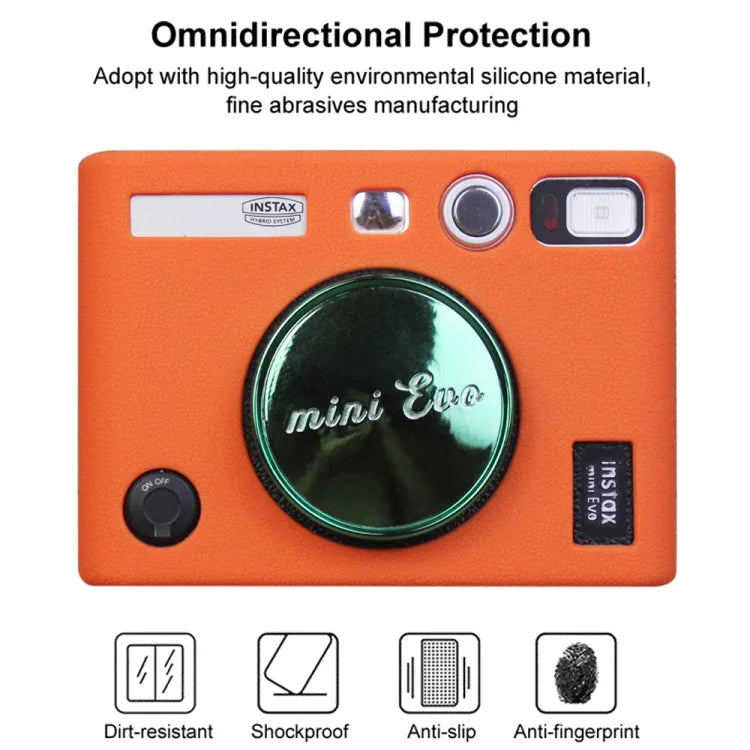غطاء حماية ناعم من السيليكون لكاميرا FUJIFILM instax mini Evo، لكاميرا FUJIFILM instax mini Evo، FUJIFILM instax mini Evo