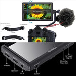 شاشة مراقبة ميدانية لكاميرا DSLR بقياس 6 إنش FEELWORLD FW568 V3 مع 3D LUT، IPS بدقة Full HD 1920 × 1152، دعم مدخل ومخرج HDMI، ذراع إمالة