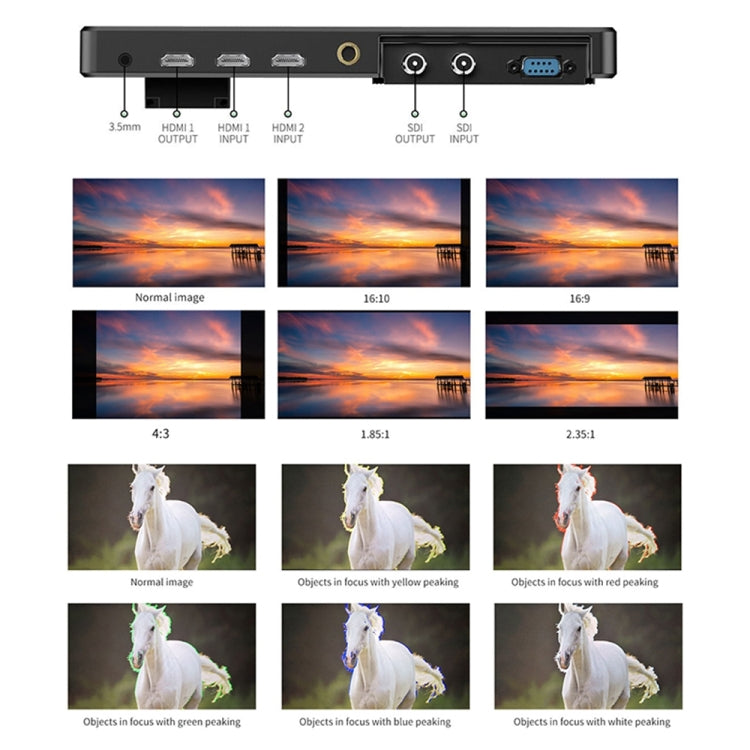 شاشة مراقبة ميدانية DSLR بقياس 10.1 بوصة فائقة السطوع 2000 نت تعمل باللمس من FEELWORLD طراز LUT11S، مدخل ومخرج 3G-SDI 4K HDMI، لوحة IPS بدقة 1920 × 1200، LUT11S