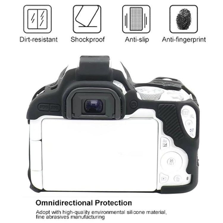 غطاء حماية ناعم من السيليكون لكاميرا كانون EOS 250D، لكنون EOS 250D