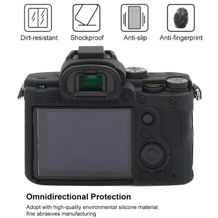 غطاء حماية ناعم من السيليكون لكاميرا سوني A7S III / A7S3، لسوني A7S III / A7S3