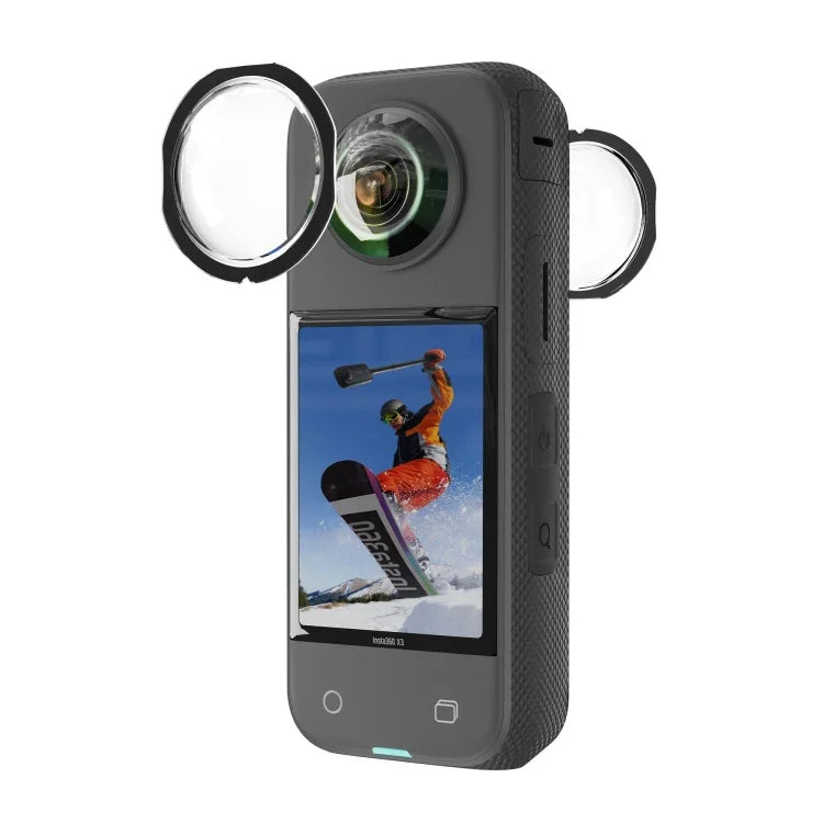 غطاء حماية عدسة PC لـ Insta360 X3 STARTRC، لحماية عدسة Insta360 X3