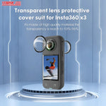 غطاء حماية عدسة PC لـ Insta360 X3 STARTRC، لحماية عدسة Insta360 X3