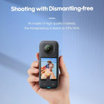 غطاء حماية عدسة PC لـ Insta360 X3 STARTRC، لحماية عدسة Insta360 X3