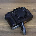 غطاء نصف كاميرا من جلد PU مع خيط 1/4 بوصة لـ FUJIFILM X-T5، لـ FUJIFILM X-T5