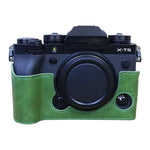 غطاء نصف كاميرا من جلد PU مع خيط 1/4 بوصة لـ FUJIFILM X-T5، لـ FUJIFILM X-T5