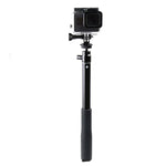 حامل حامل ثلاثي القوائم قابل للطي بطول 30-93 سم، عصا سيلفي متعددة الوظائف لكاميرات GoPro، Insta360، DJI وغيرها، وللهواتف، الطول: 30-93 سم