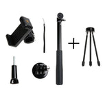 حامل حامل ثلاثي القوائم قابل للطي بطول 30-93 سم، عصا سيلفي متعددة الوظائف لكاميرات GoPro، Insta360، DJI وغيرها، وللهواتف، الطول: 30-93 سم