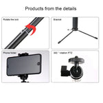 حامل حامل ثلاثي القوائم قابل للطي بطول 30-93 سم، عصا سيلفي متعددة الوظائف لكاميرات GoPro، Insta360، DJI وغيرها، وللهواتف، الطول: 30-93 سم
