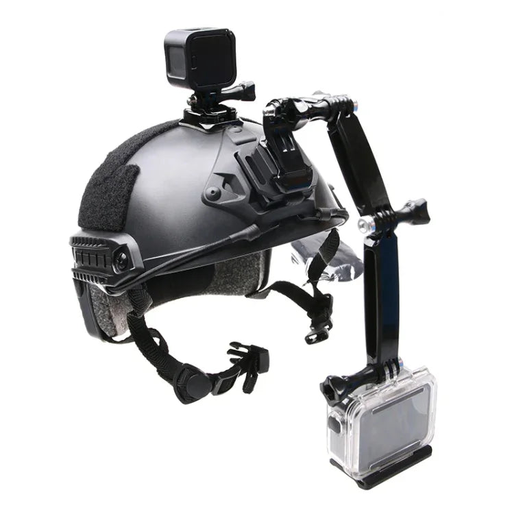 Helmet Front Mount Bundle Set for GoPro, Insta360, DJI and Other Action Cameras, Mount Bundle Set