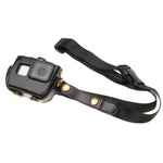 غطاء حماية من جلد PU لكاميرا GoPro HERO7 Black /6 /5 مع حزام عنق وأزرار، جلد PU (بني)، جلد PU (قهوة)، جلد PU (أسود)