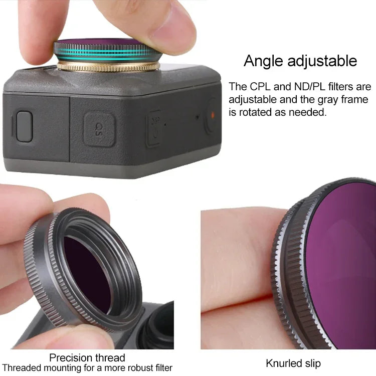 فلتر عدسة غوص Sunnylife OA-FI179 لكاميرا DJI OSMO ACTION، OA-FI179، بنفسجي